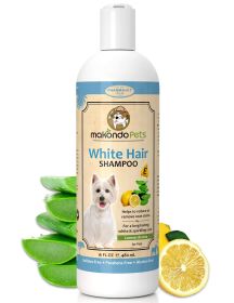 Dog Whitening Shampoo for Dogs with White Light Colored Hair Coat Fur White Haired Pets Shampoo for Itching Dry Sensitive Skin. Non Toxic Formula Dog Whitening Shampoo for Dogs with White Light Colored Hair Coat Fur White Haired Pets Shampoo for Itching Dry Sensitive Skin. Non Toxic Formula